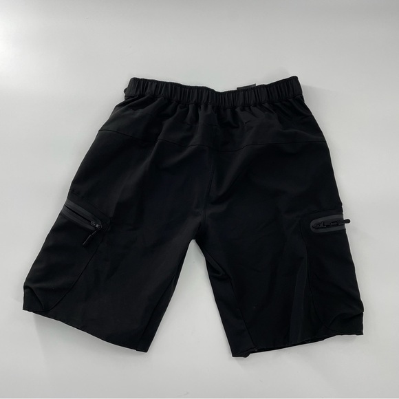 Men's Mountain Bike Shorts Bicycle MTB‎ Shorts Loose-fit Lightweight Black - Picture 4 of 11